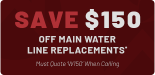 Main Water Line Replacement Discount in Oakton*